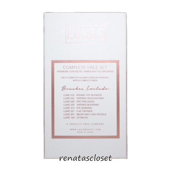 Luxie 8pc Complete Face Brush Set NIP - Picture 4 of 10